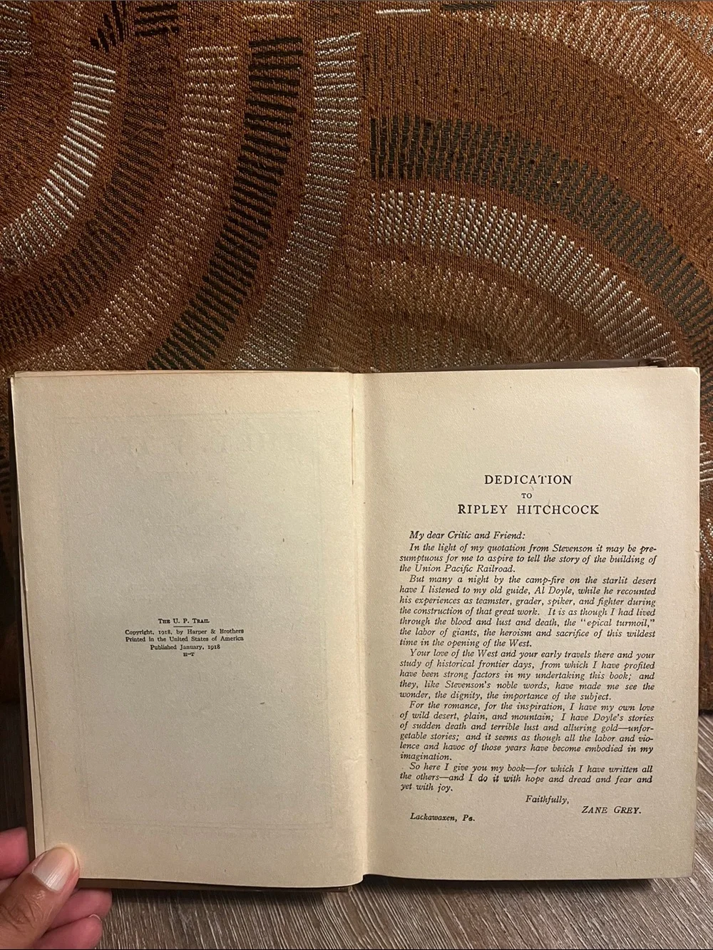 The U.P. Trail by Zane Grey 1918
